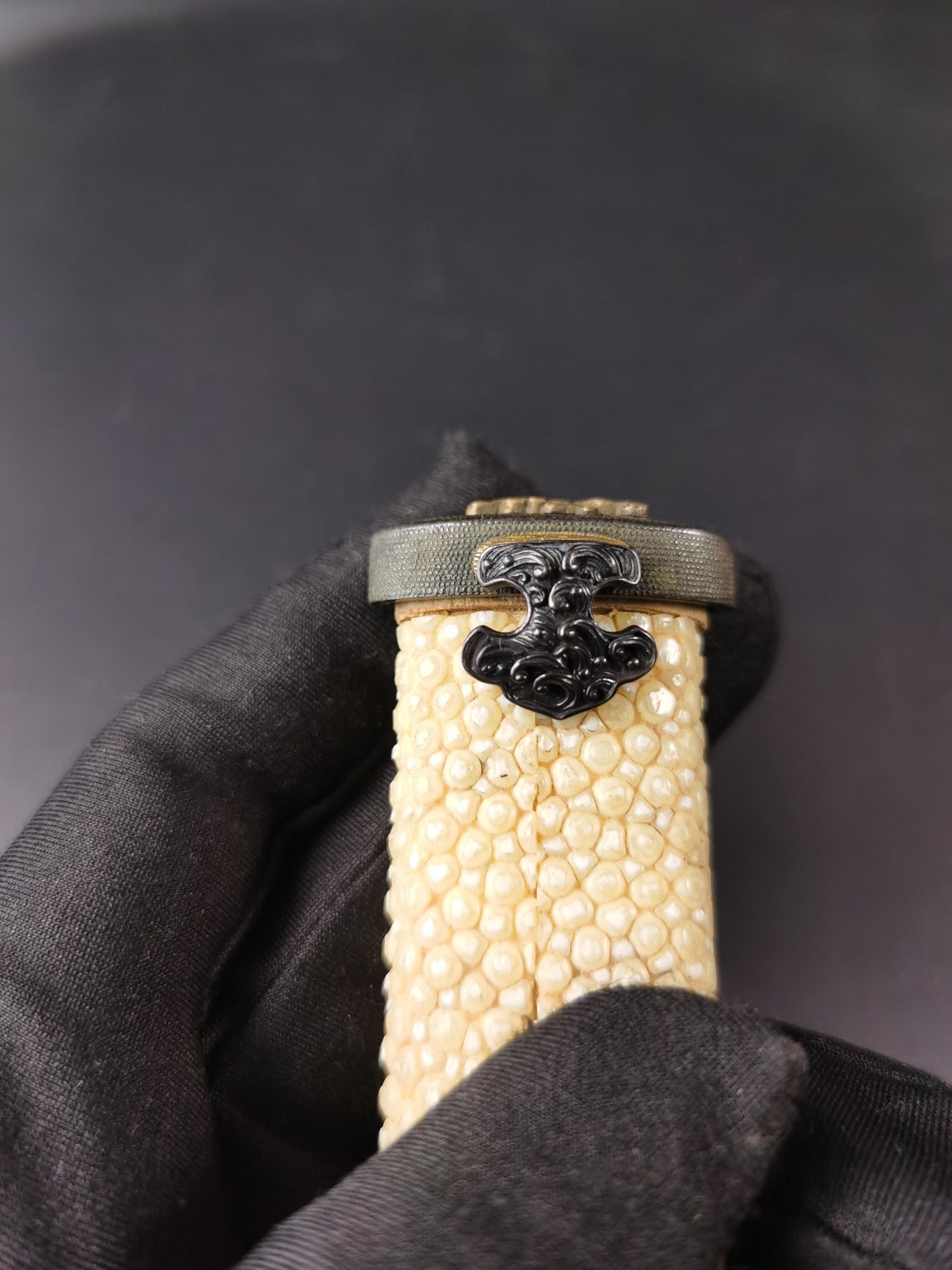 Japanese Wave Pattern Uragawara for wakziashi and Tanto, Y182