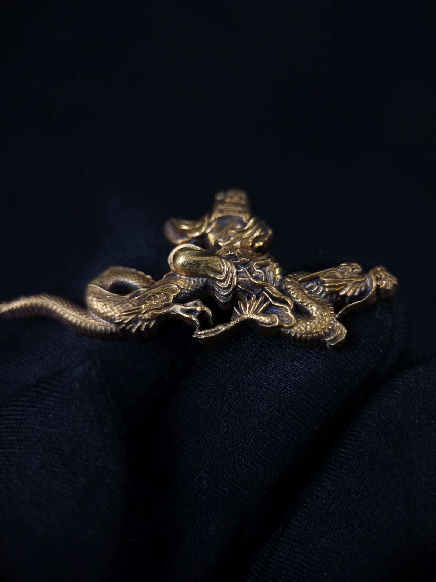 Japanese Two Saints Pattern Menuki for Katana and wakziashi , Y183