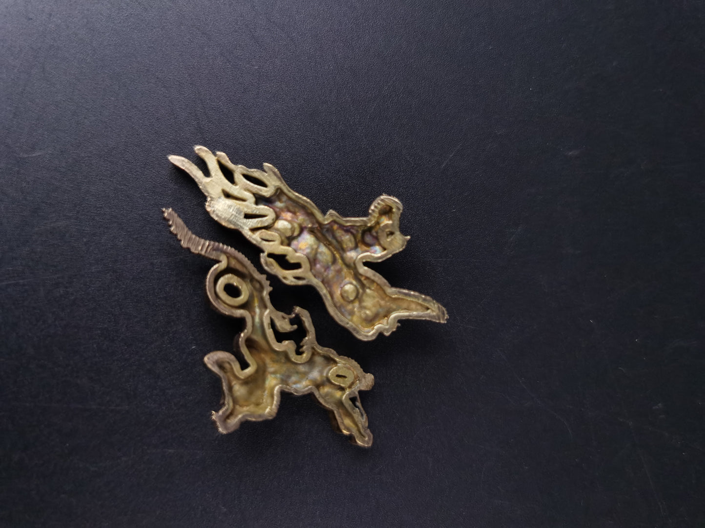 Japanese Two Saints Pattern Menuki for Katana and wakziashi , Y183