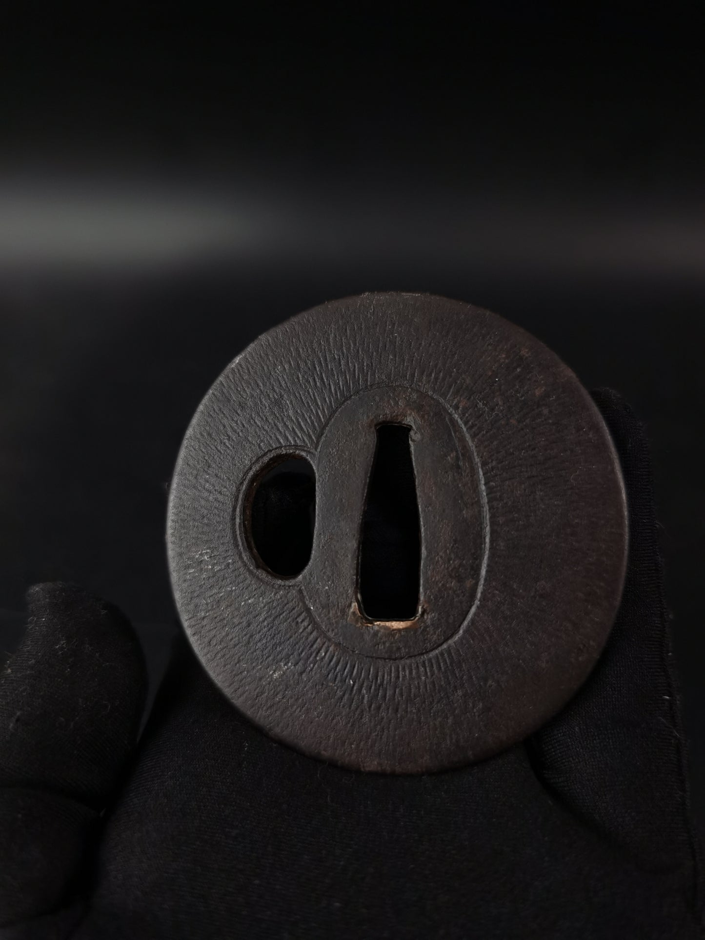 Japanese Two iron Tsuba for Wakziashi Special Offer Edo Period Antique A274