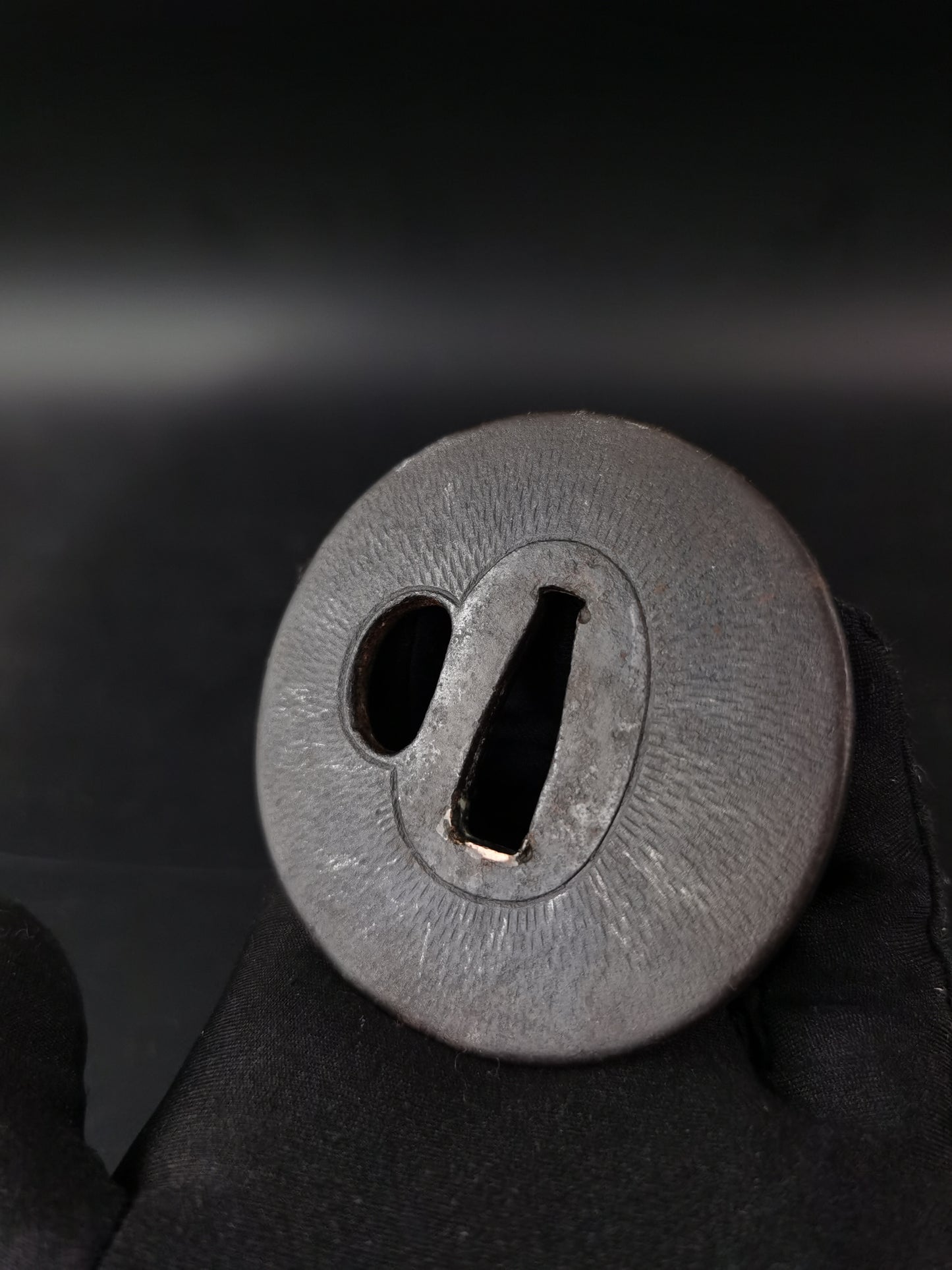 Japanese Two iron Tsuba for Wakziashi Special Offer Edo Period Antique A274