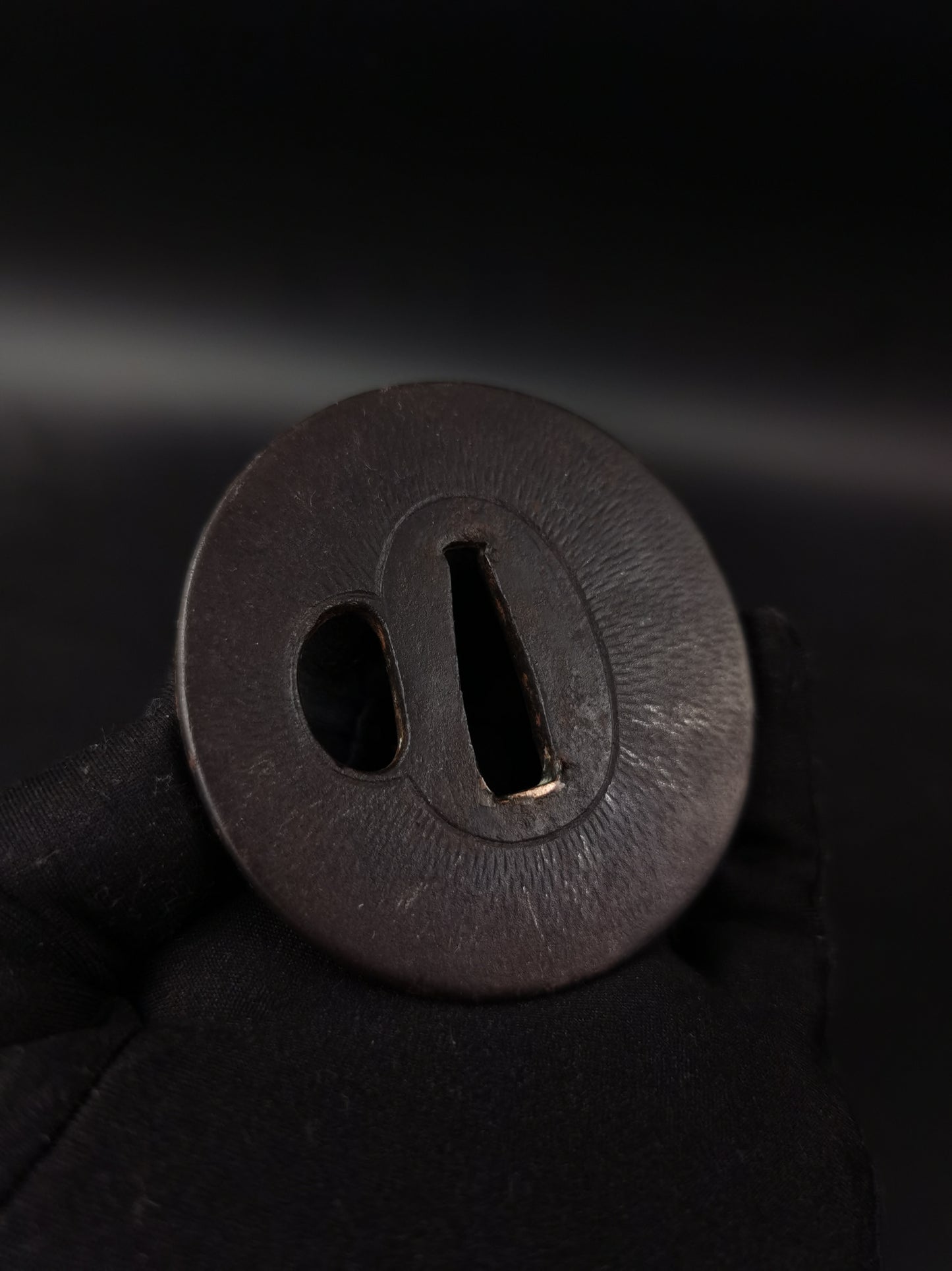 Japanese Two iron Tsuba for Wakziashi Special Offer Edo Period Antique A274