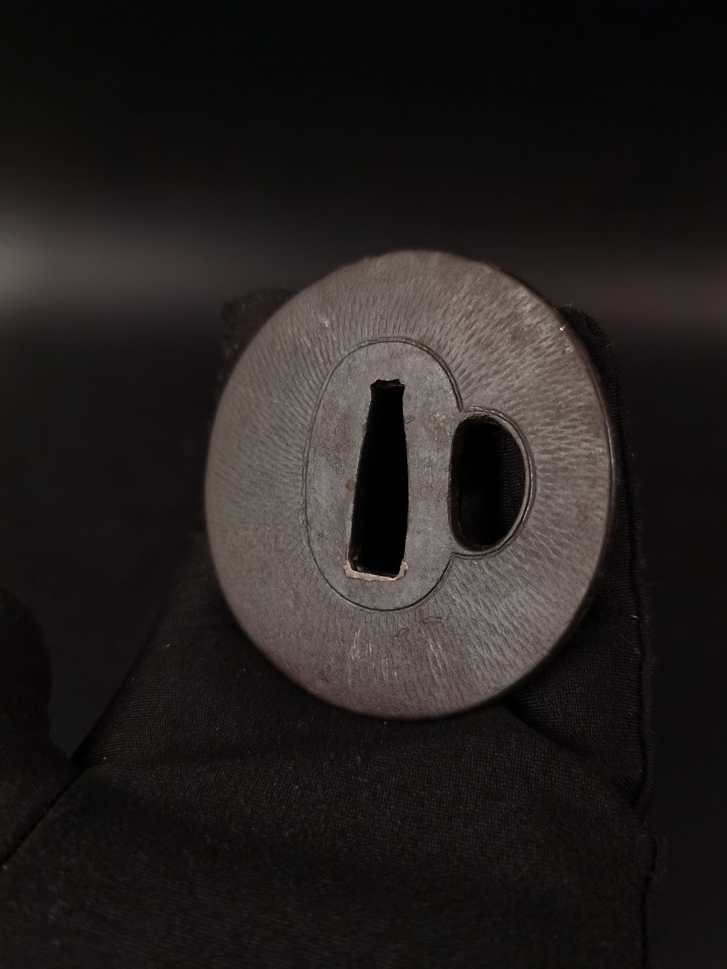 Japanese Two iron Tsuba for Wakziashi Special Offer Edo Period Antique A274