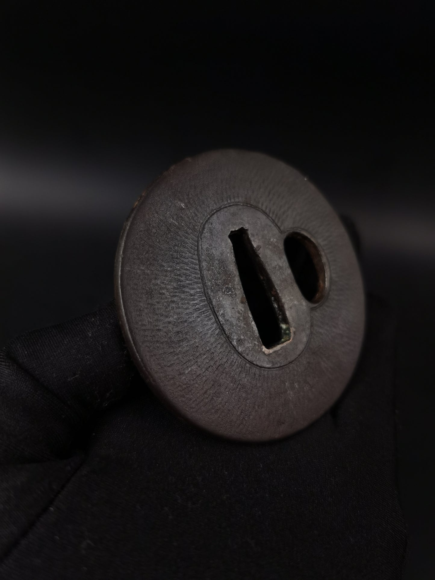 Japanese Two iron Tsuba for Wakziashi Special Offer Edo Period Antique A274