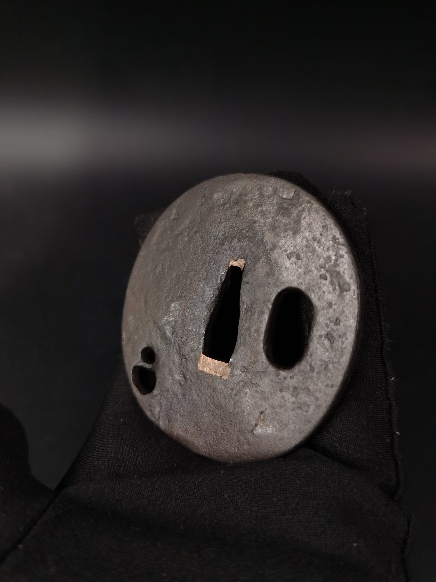 Japanese Two iron Tsuba for Wakziashi Special Offer Edo Period Antique A274