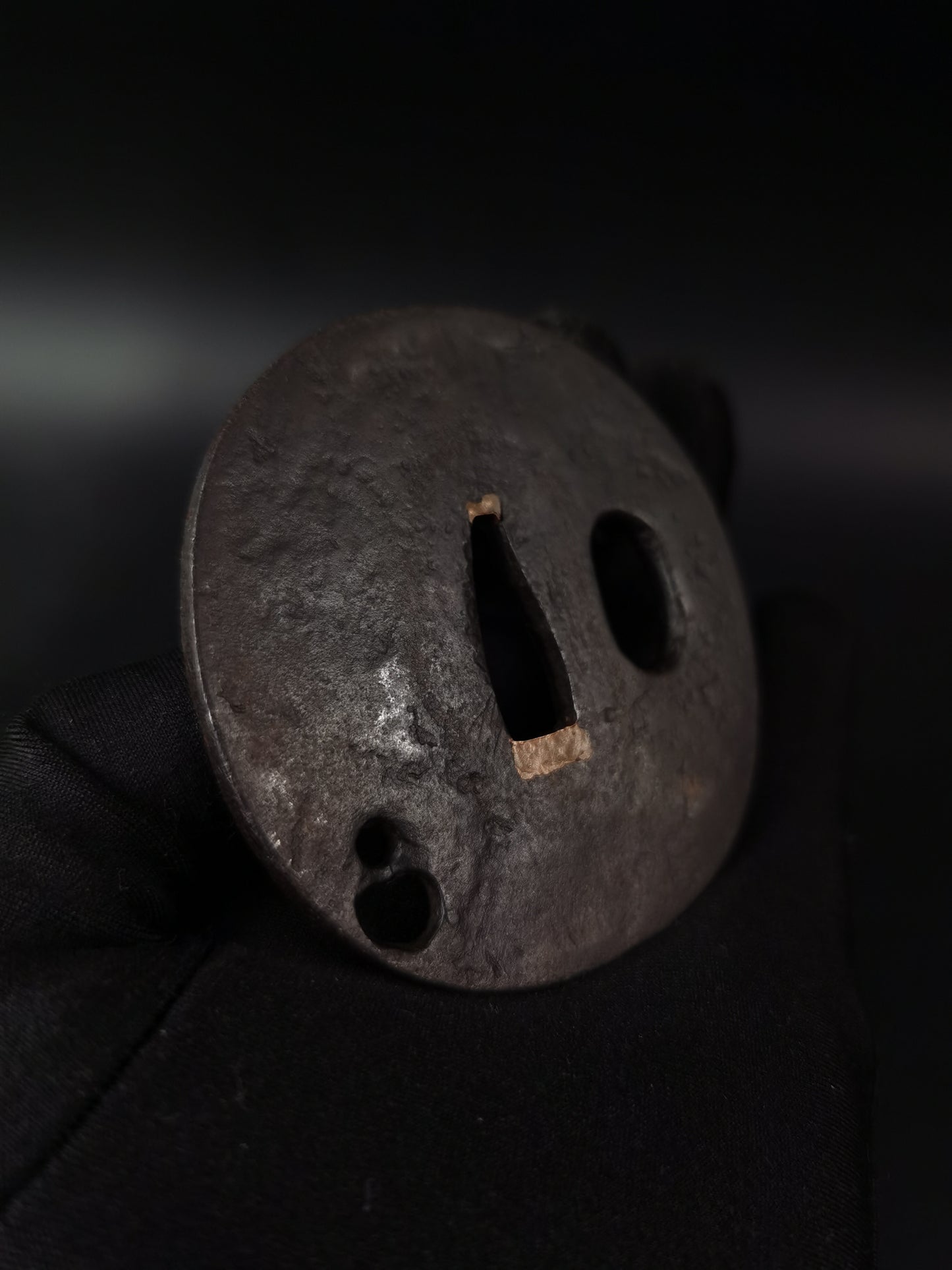 Japanese Two iron Tsuba for Wakziashi Special Offer Edo Period Antique A274