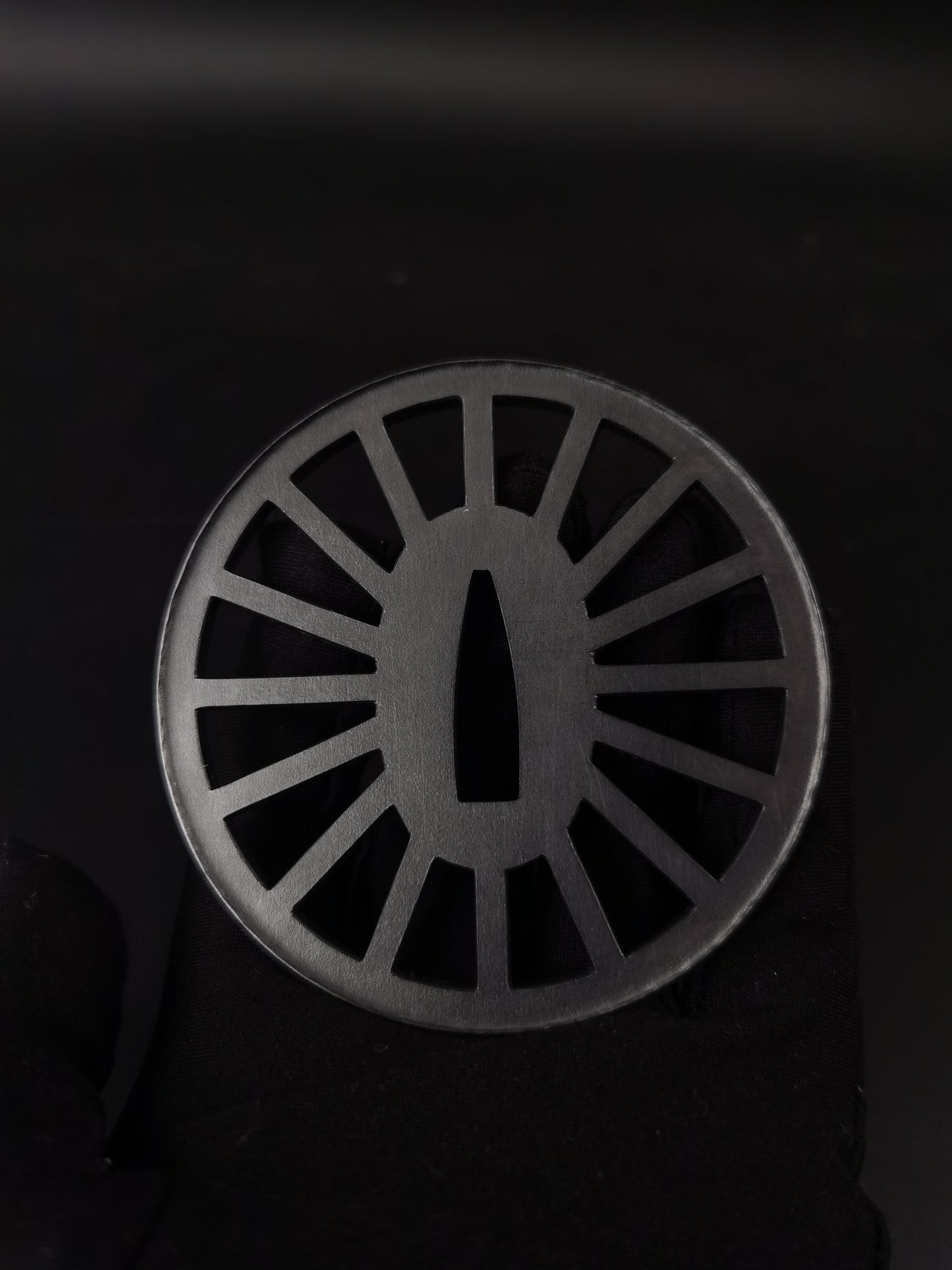 Japanese Big Wheel Pattern Sukashi Tsuba for Katana Wakziashi, X027