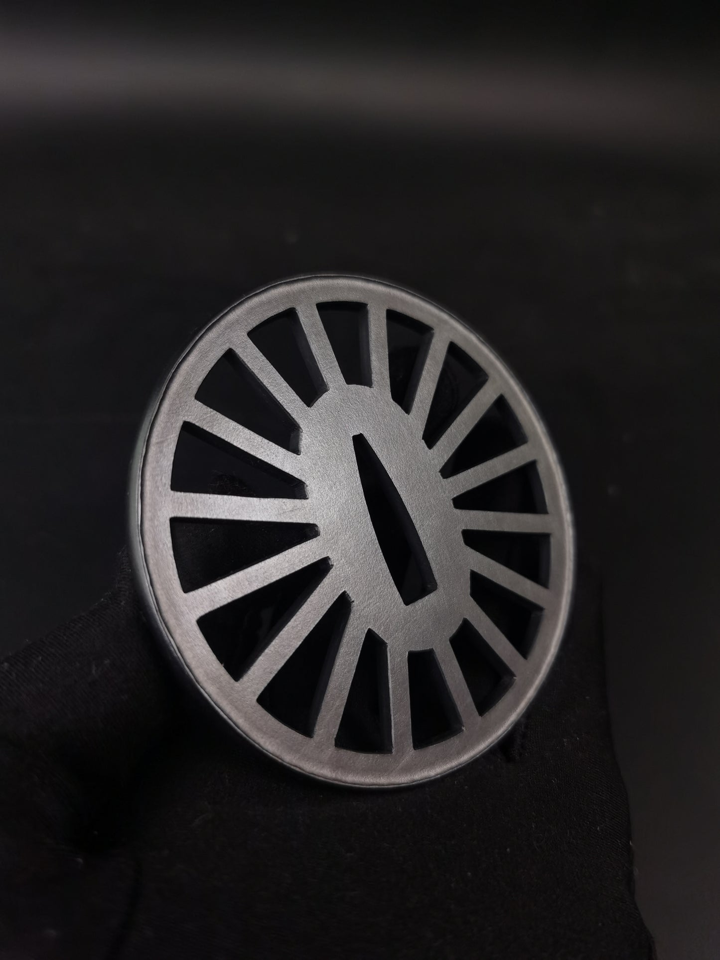 Japanese Big Wheel Pattern Sukashi Tsuba for Katana Wakziashi, X027