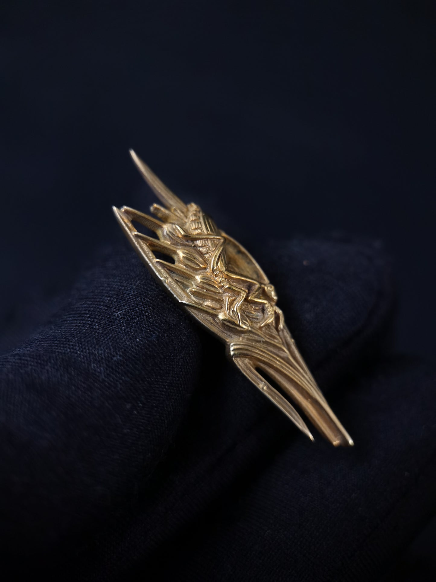 Japanese Type Wheat ear mantis Pattern Menuki for Katana wakziashi and Tanto, Y150
