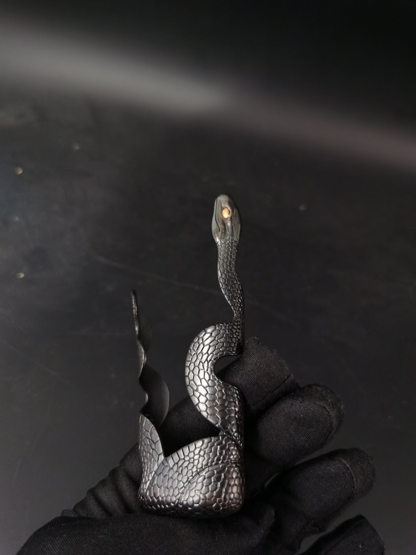 Japanese Type Big Snake Pattern Kojirii for Katana and Wakziashi Y185