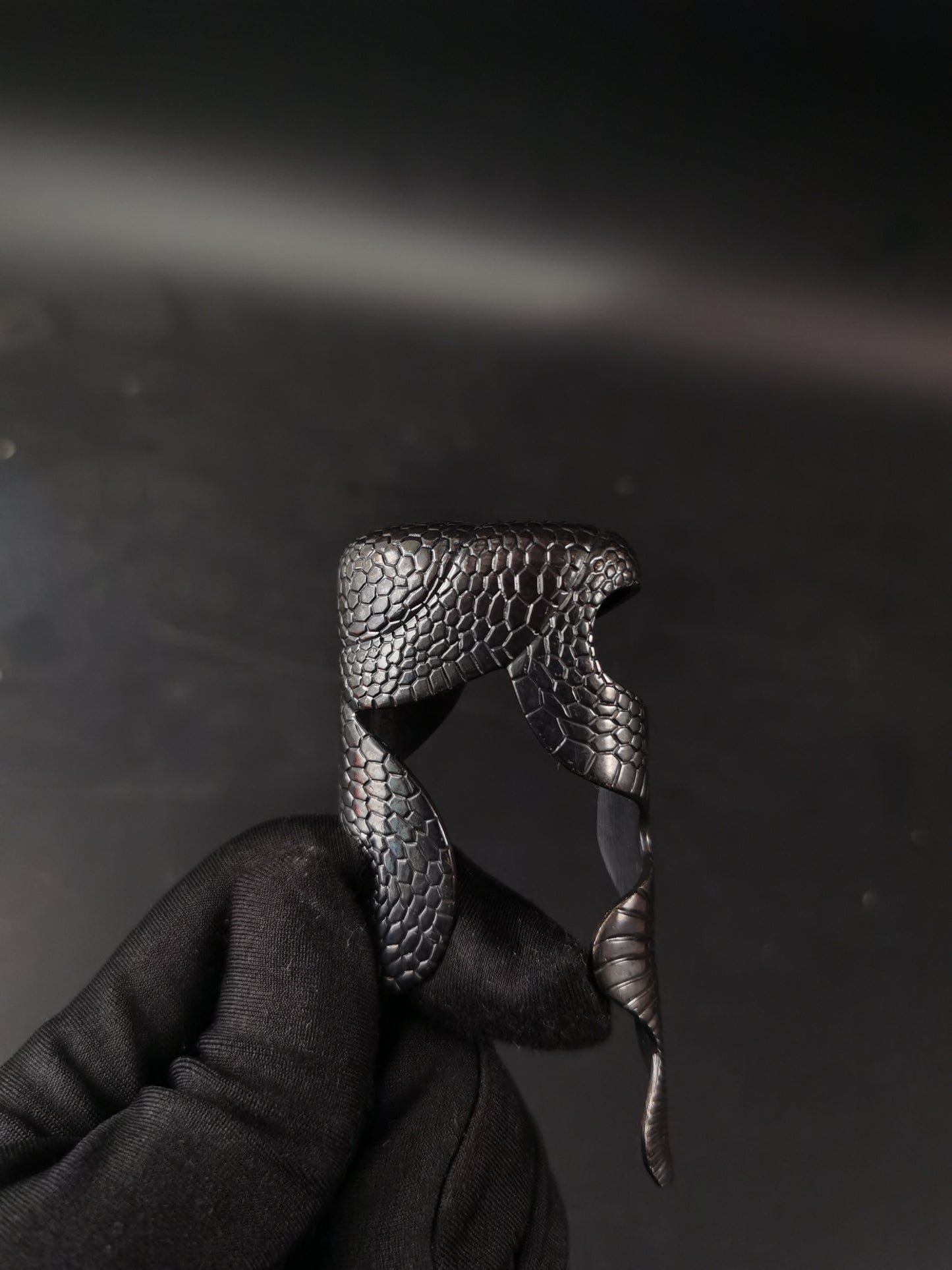 Japanese Type Big Snake Pattern Kojirii for Katana and Wakziashi Y185