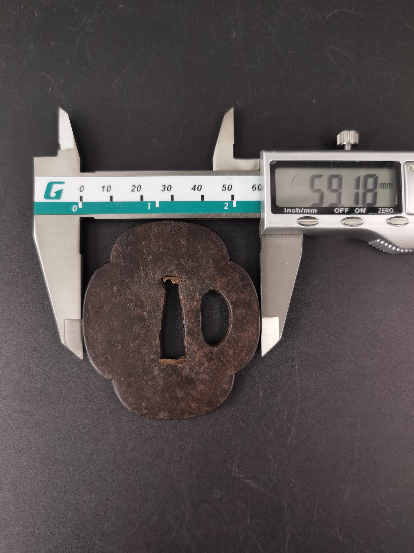 Japanese Two iron Tsuba Special offer for Wakziashi Edo Period Antique A295