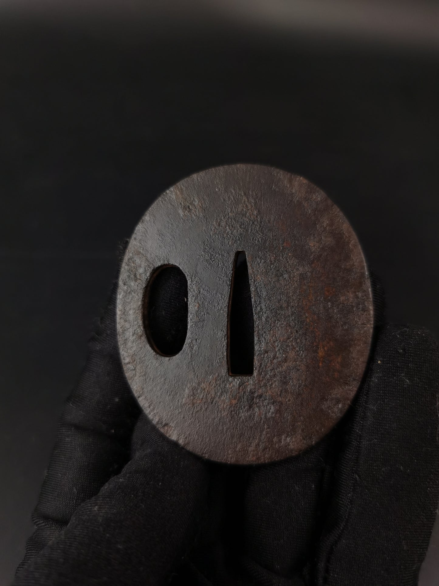 Japanese Three iron Special offer Tsuba for Wakziashi and Tanto Edo Period Antique A297