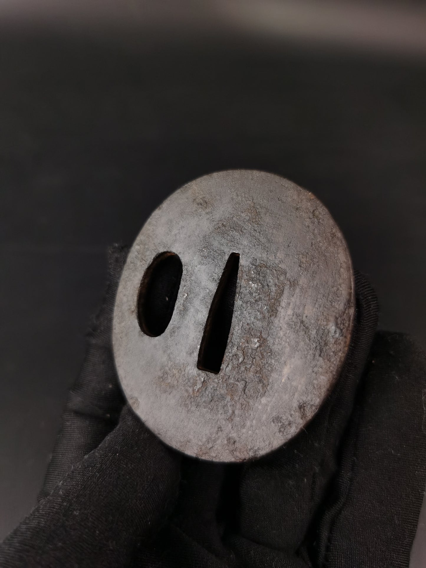 Japanese Three iron Special offer Tsuba for Wakziashi and Tanto Edo Period Antique A297