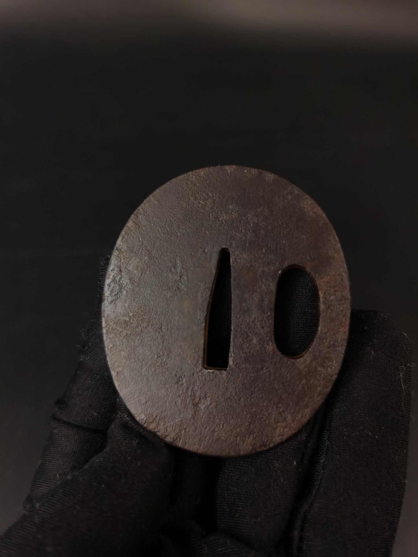 Japanese Three iron Special offer Tsuba for Wakziashi and Tanto Edo Period Antique A297