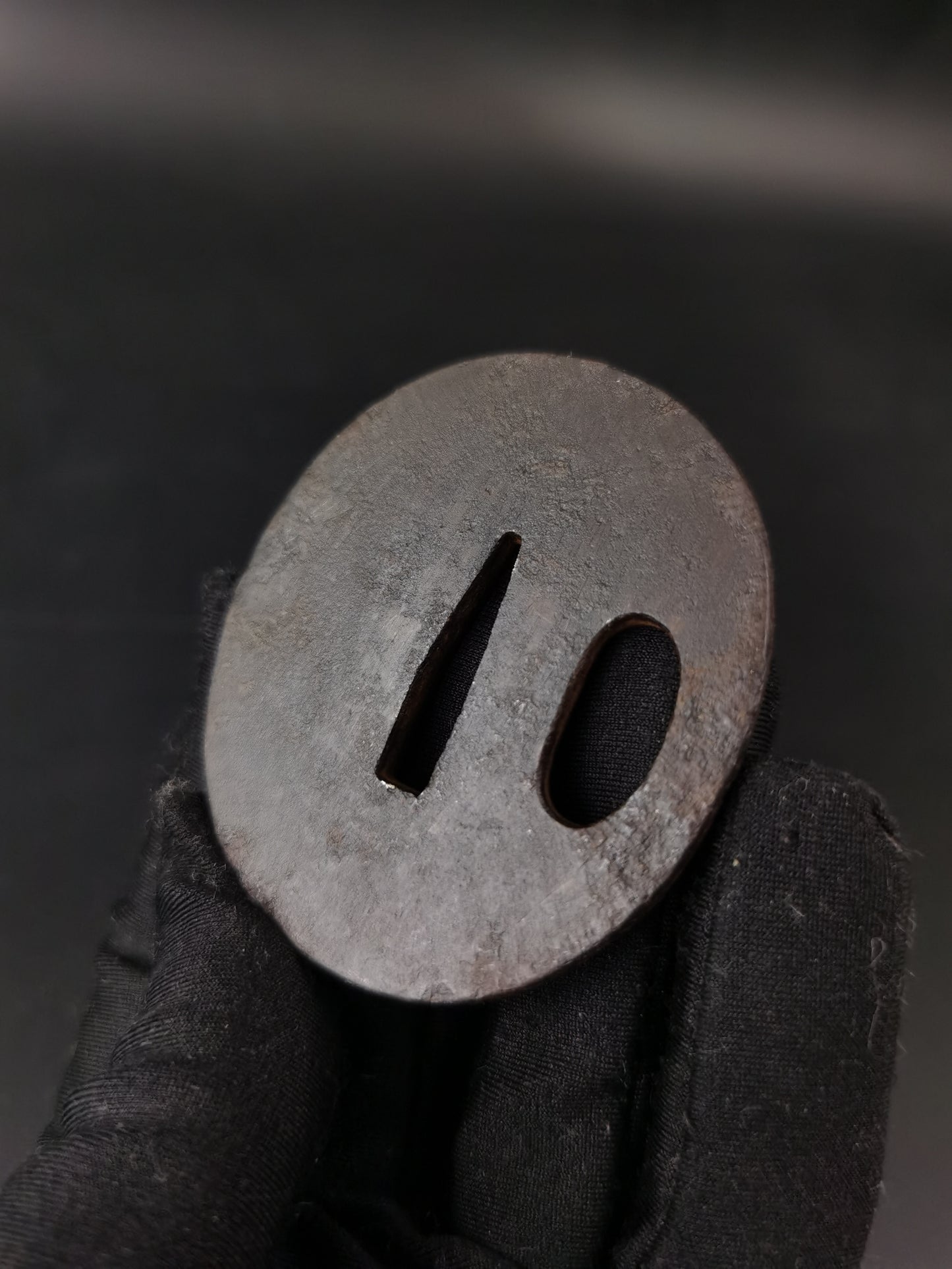 Japanese Three iron Special offer Tsuba for Wakziashi and Tanto Edo Period Antique A297