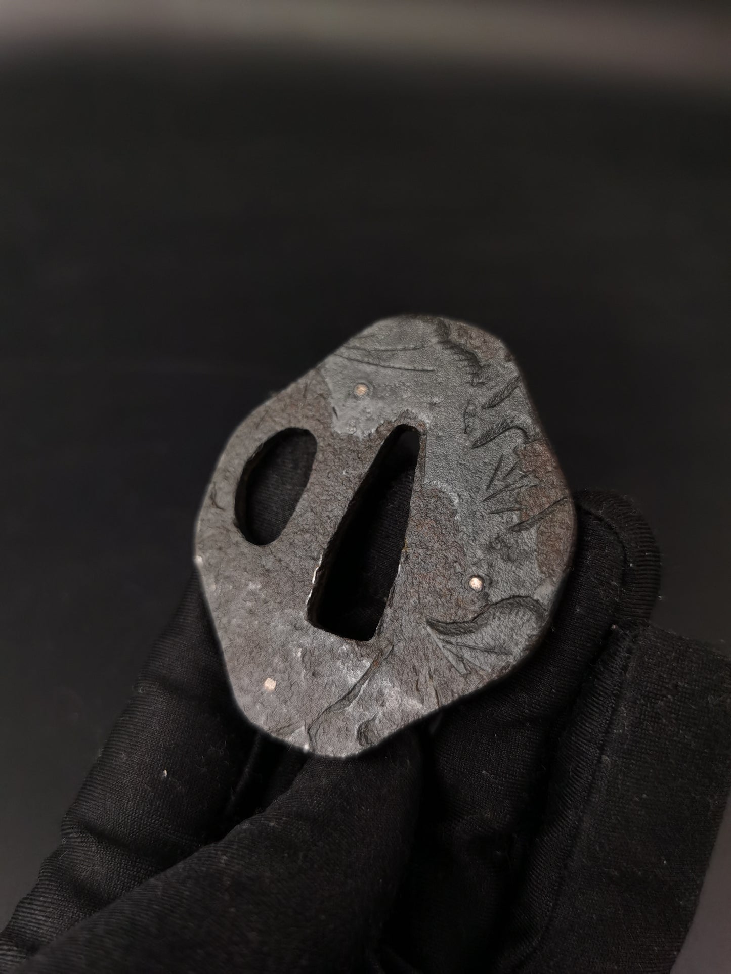 Japanese Three iron Special offer Tsuba for Wakziashi and Tanto Edo Period Antique A297