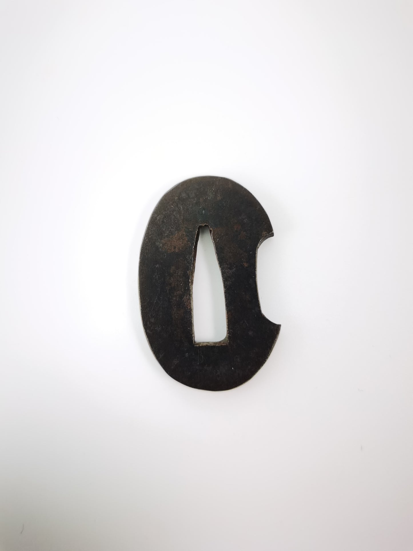 Japanese Rain Dragon Patterm Tsuba for Tanto Edo Period Antique A327