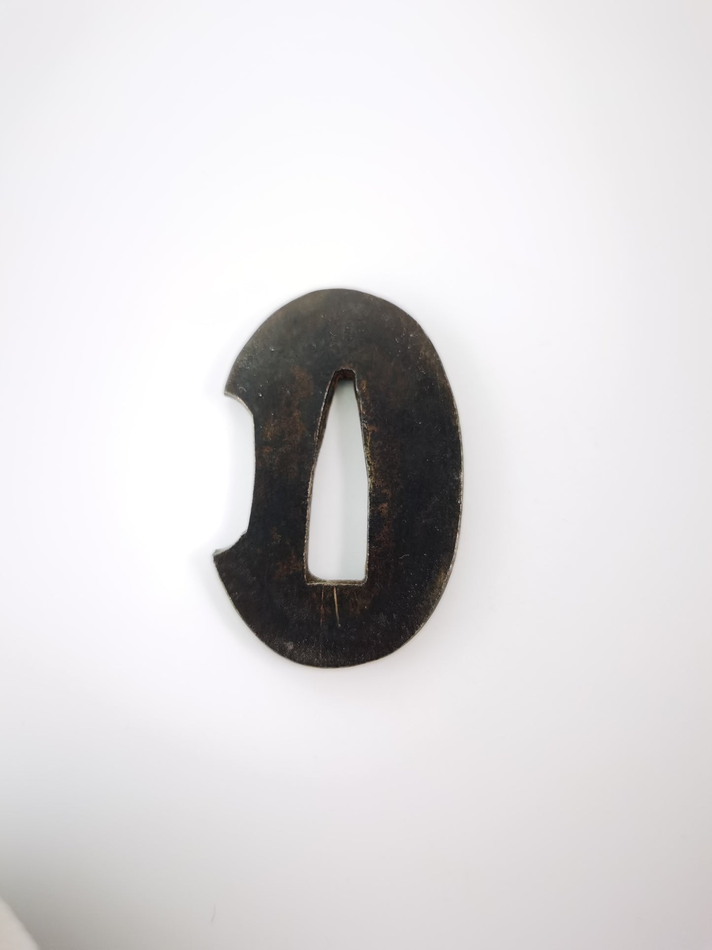 Japanese Rain Dragon Patterm Tsuba for Tanto Edo Period Antique A327