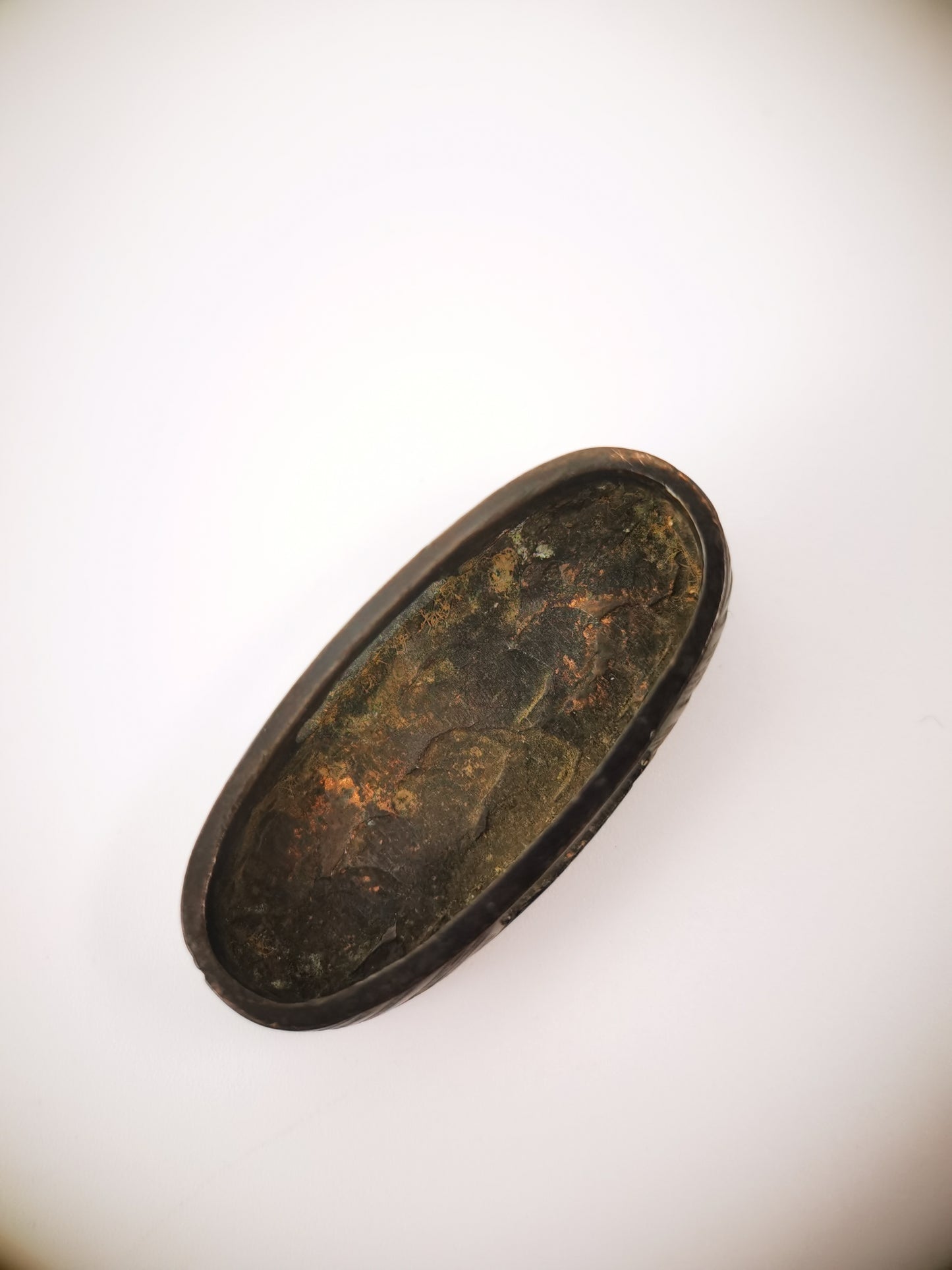 Japanese Wave Pattern Single Kashira for Katana Wakziashi Edo Period Antique G063