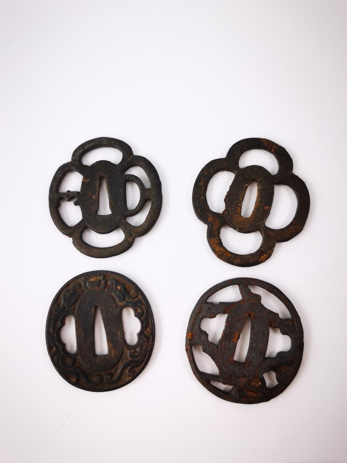 Japanese Type Four Special offer Small Tsuba for Wakziashi and Tanto, A330
