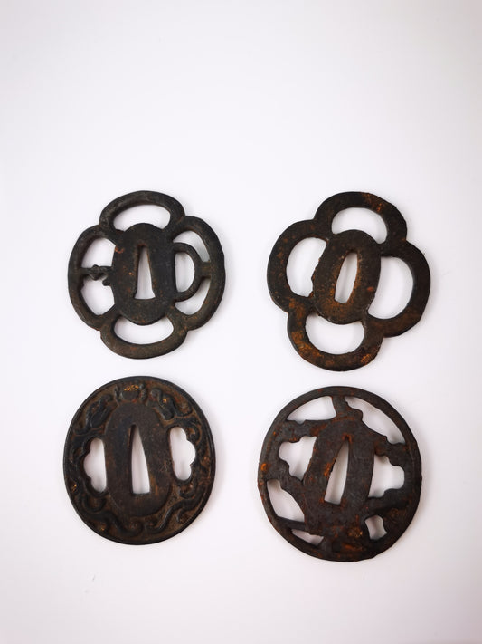Japanese Type Four Special offer Small Tsuba for Wakziashi and Tanto, A330