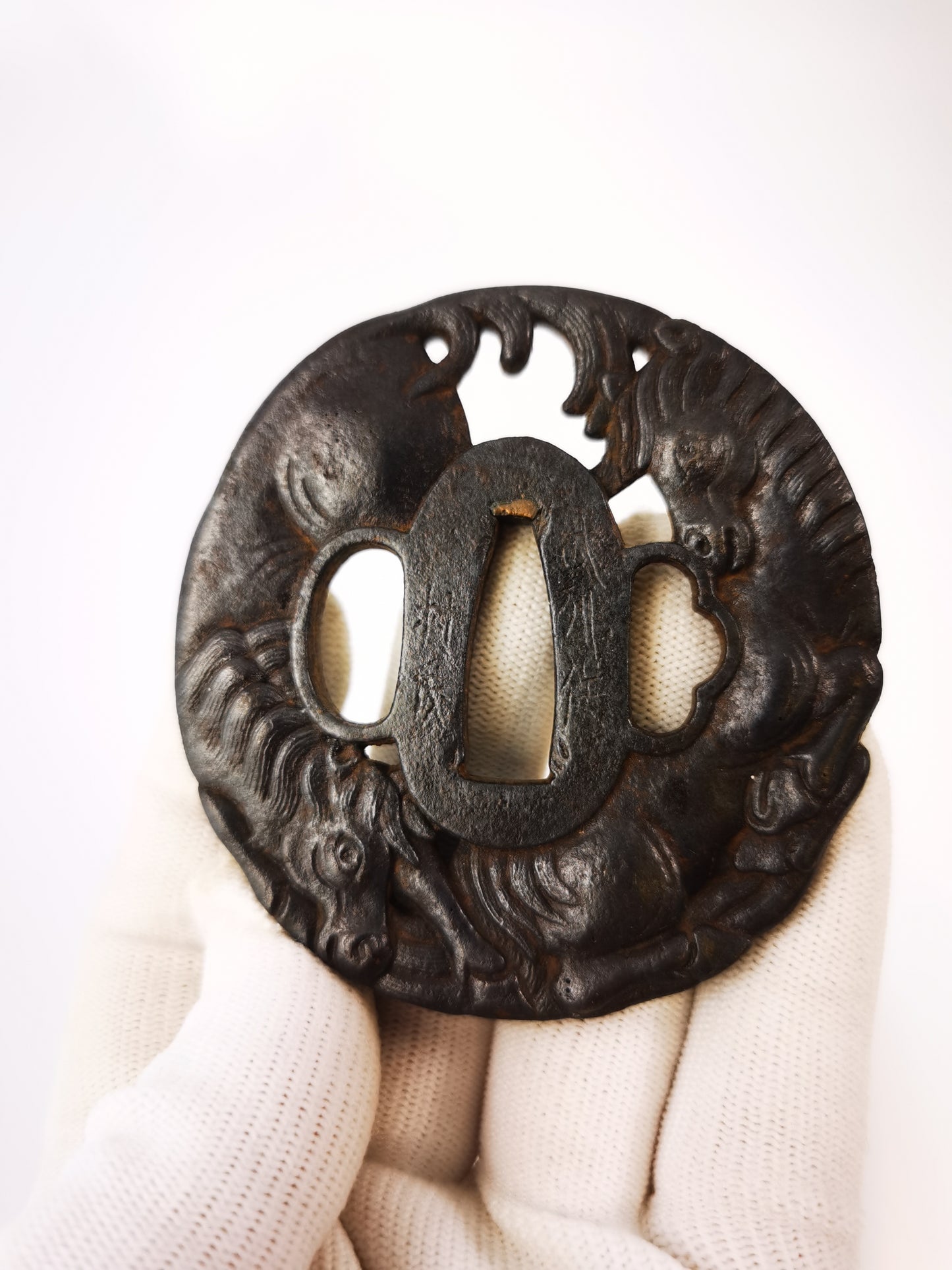 Japanese Type Three Special offer Big Tsuba for Katana and Wakziashi, A332