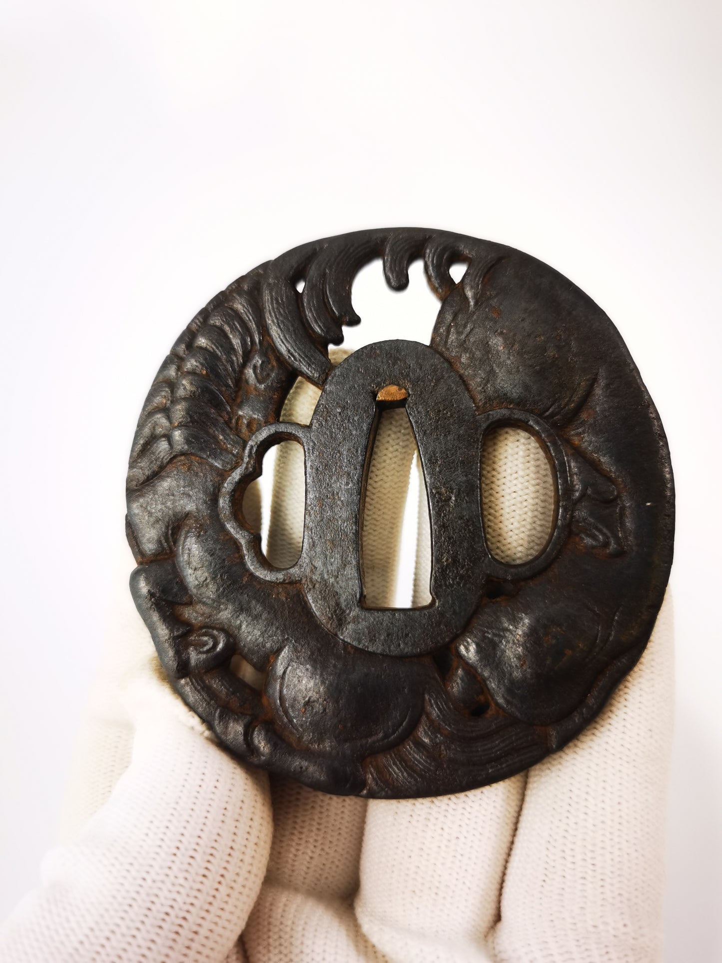 Japanese Type Three Special offer Big Tsuba for Katana and Wakziashi, A332