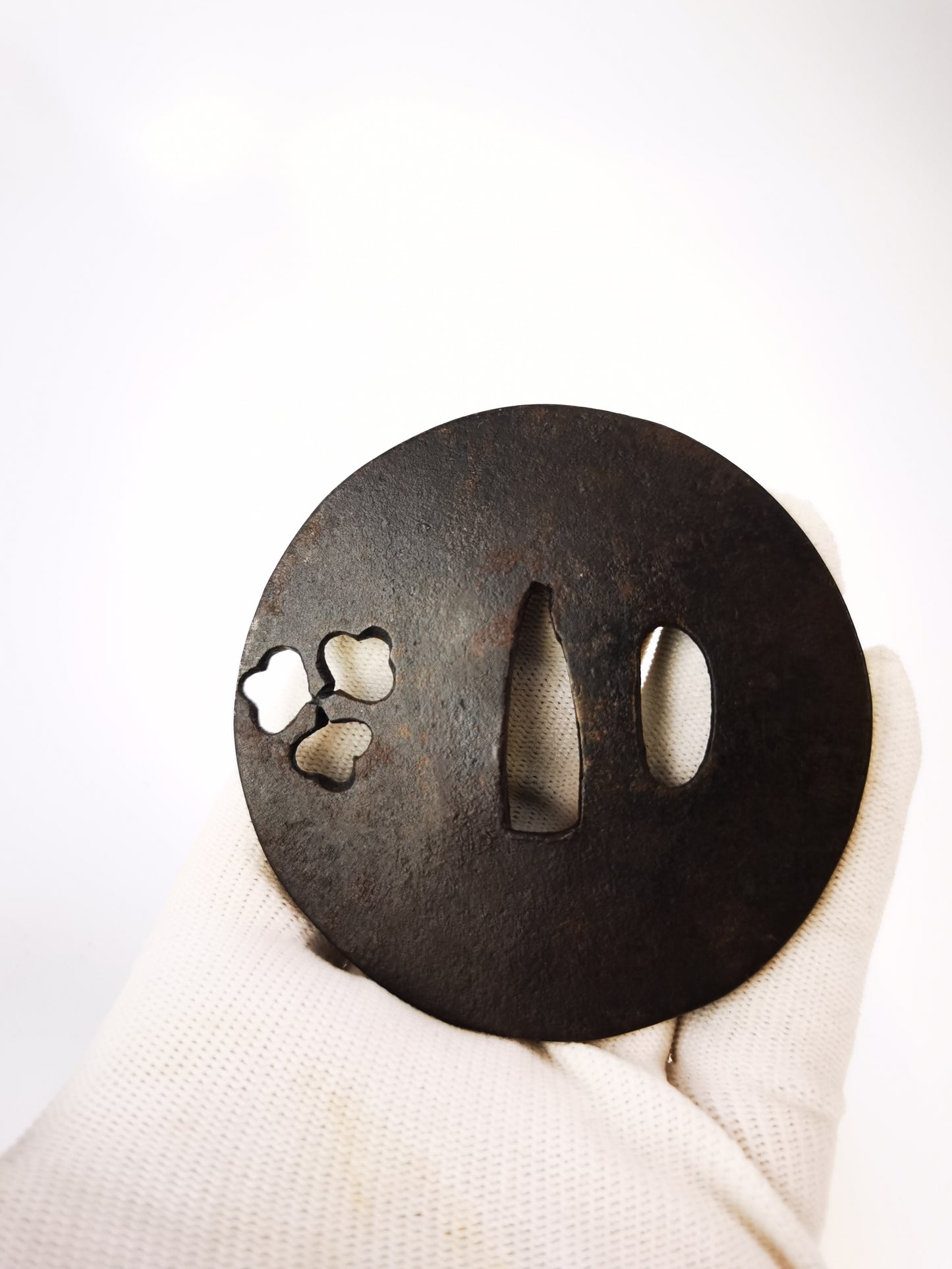 Japanese Type Three Special offer Tsuba for Katana and Wakziashi Edo Period Antique A333