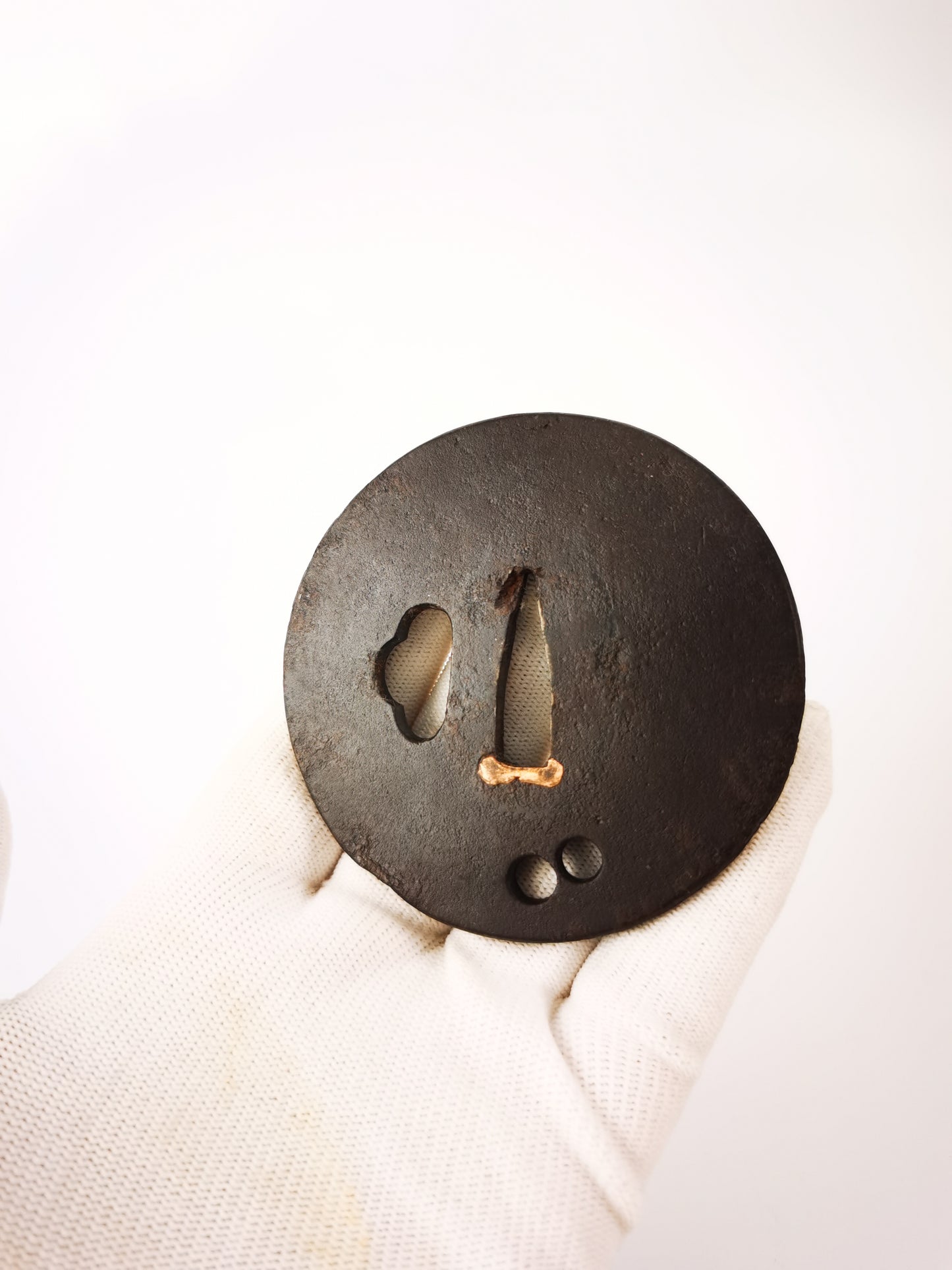 Japanese Type Three Special offer Tsuba for Katana and Wakziashi Edo Period Antique A333