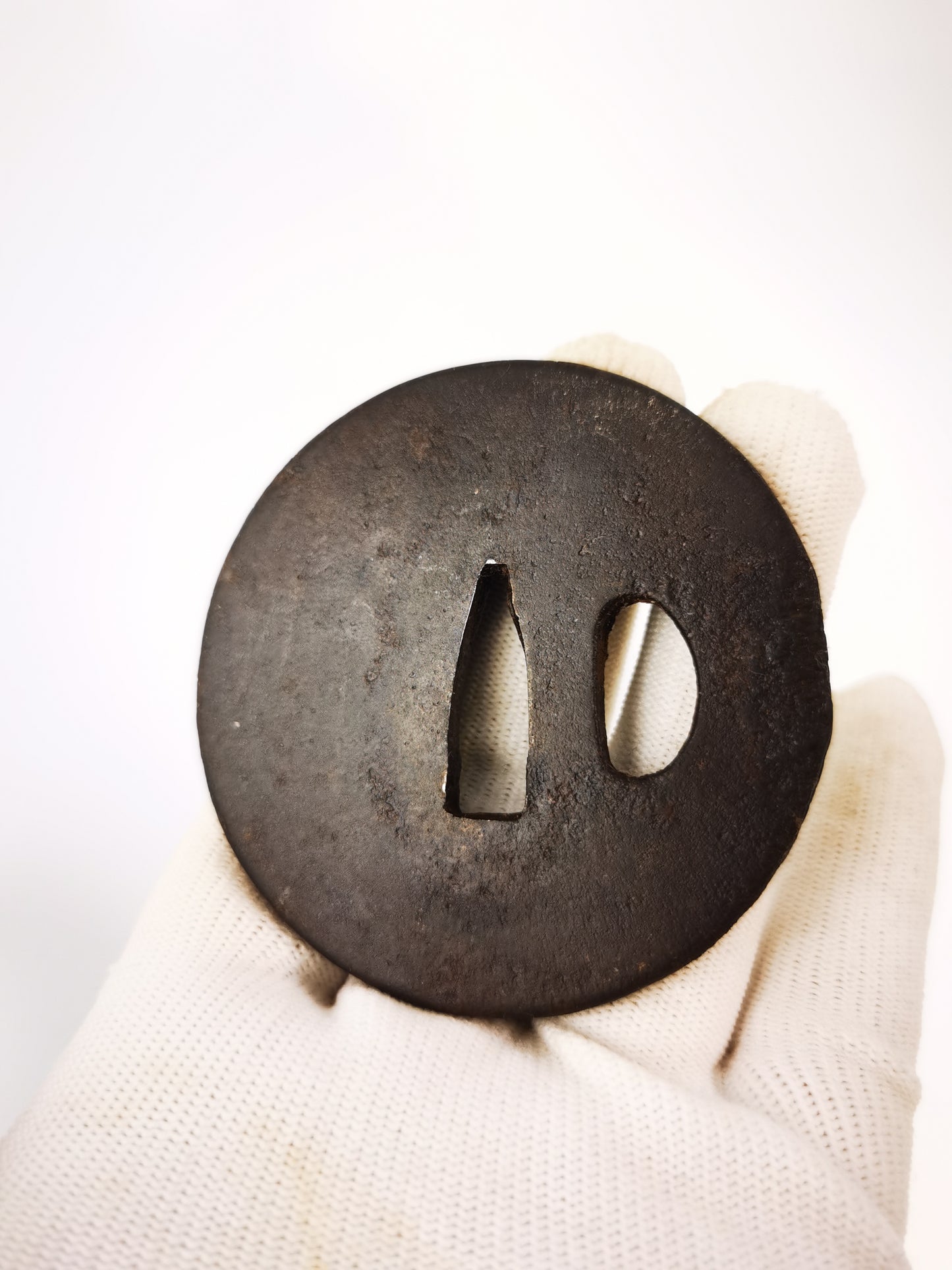Japanese Type Three Special offer Tsuba for Wakziashi and Tanto Edo Period A334