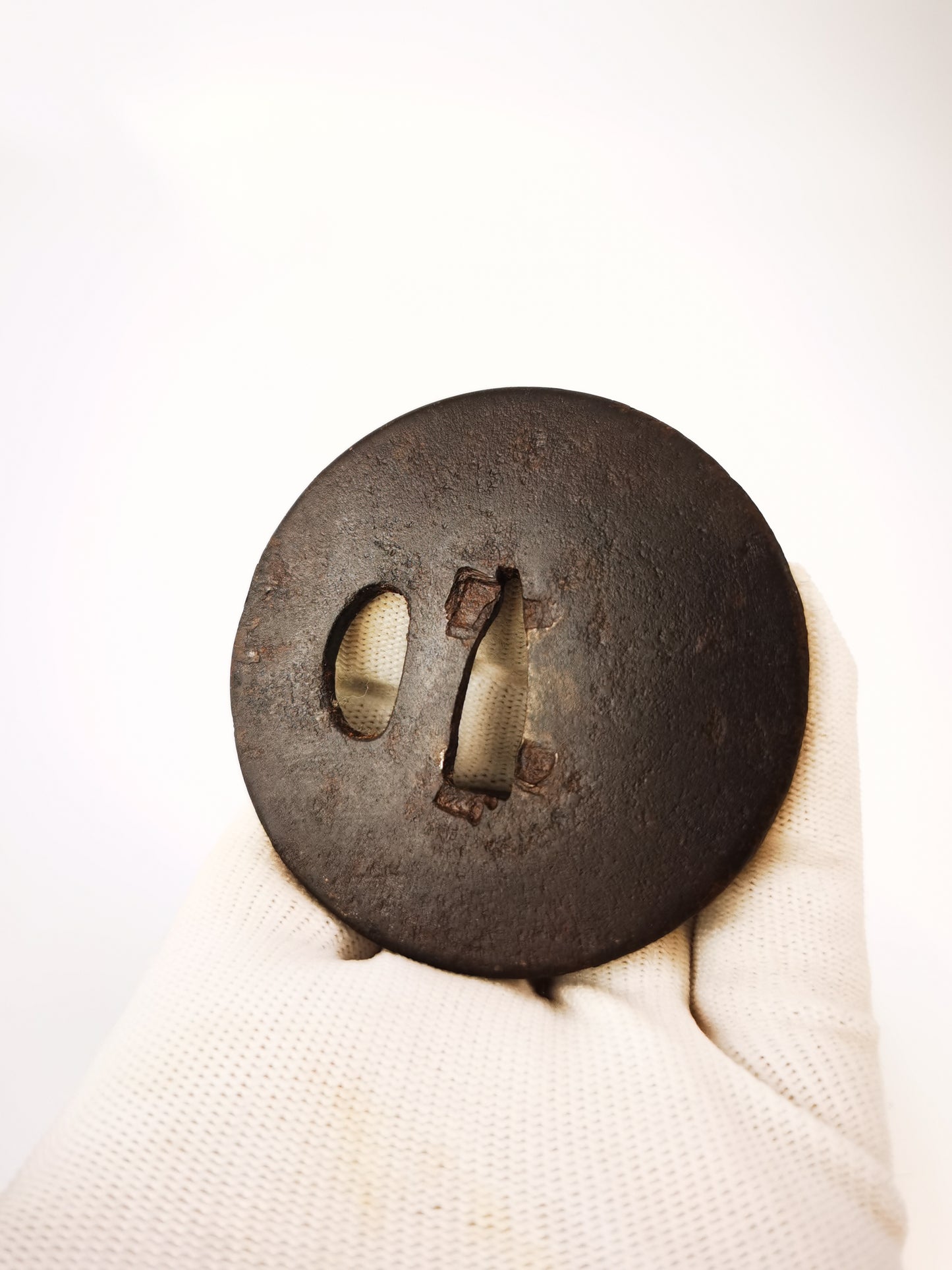 Japanese Type Three Special offer Tsuba for Wakziashi and Tanto Edo Period A334