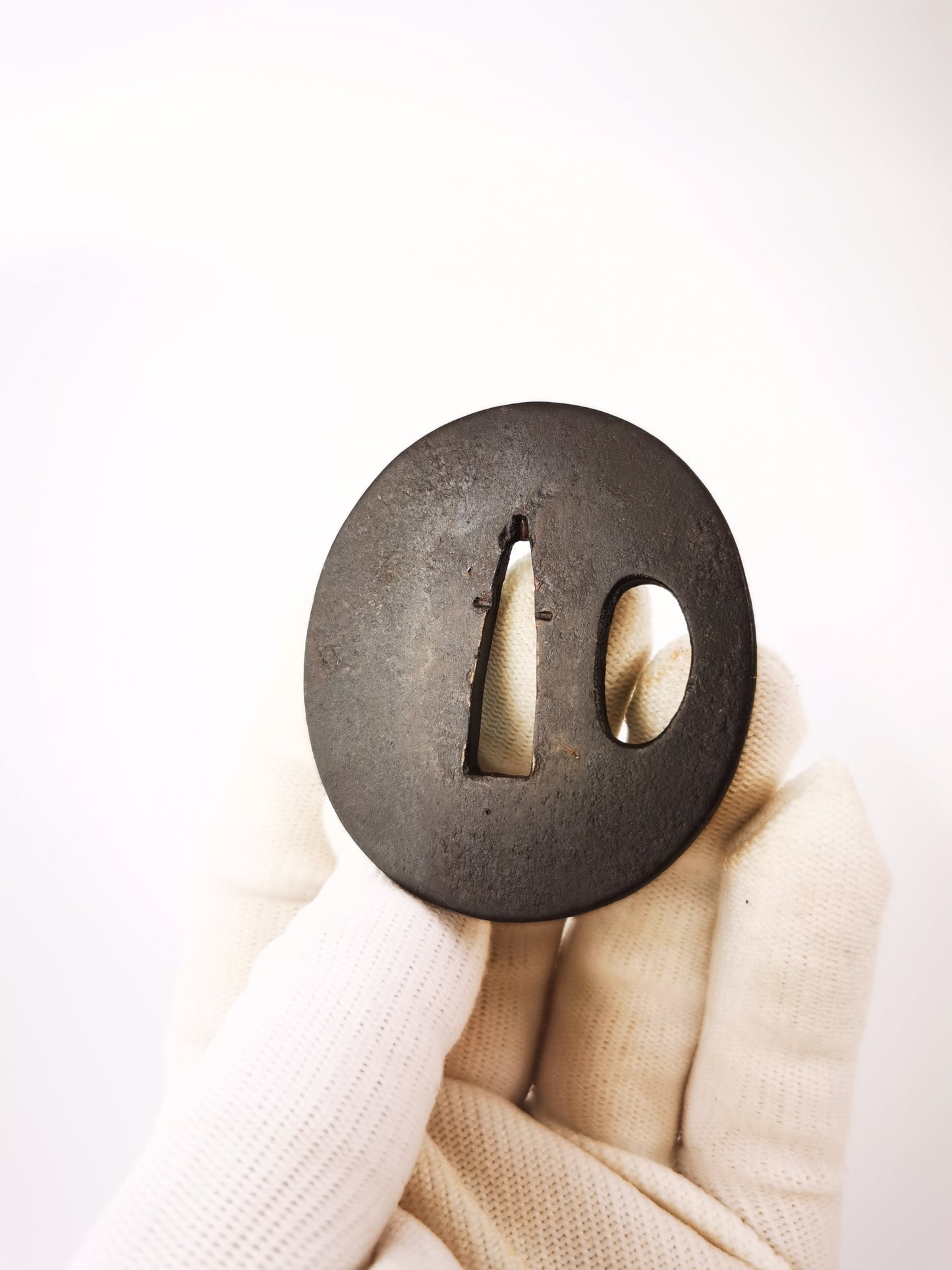 Japanese Type Three Special offer Tsuba for Wakziashi and Tanto Edo Period A334