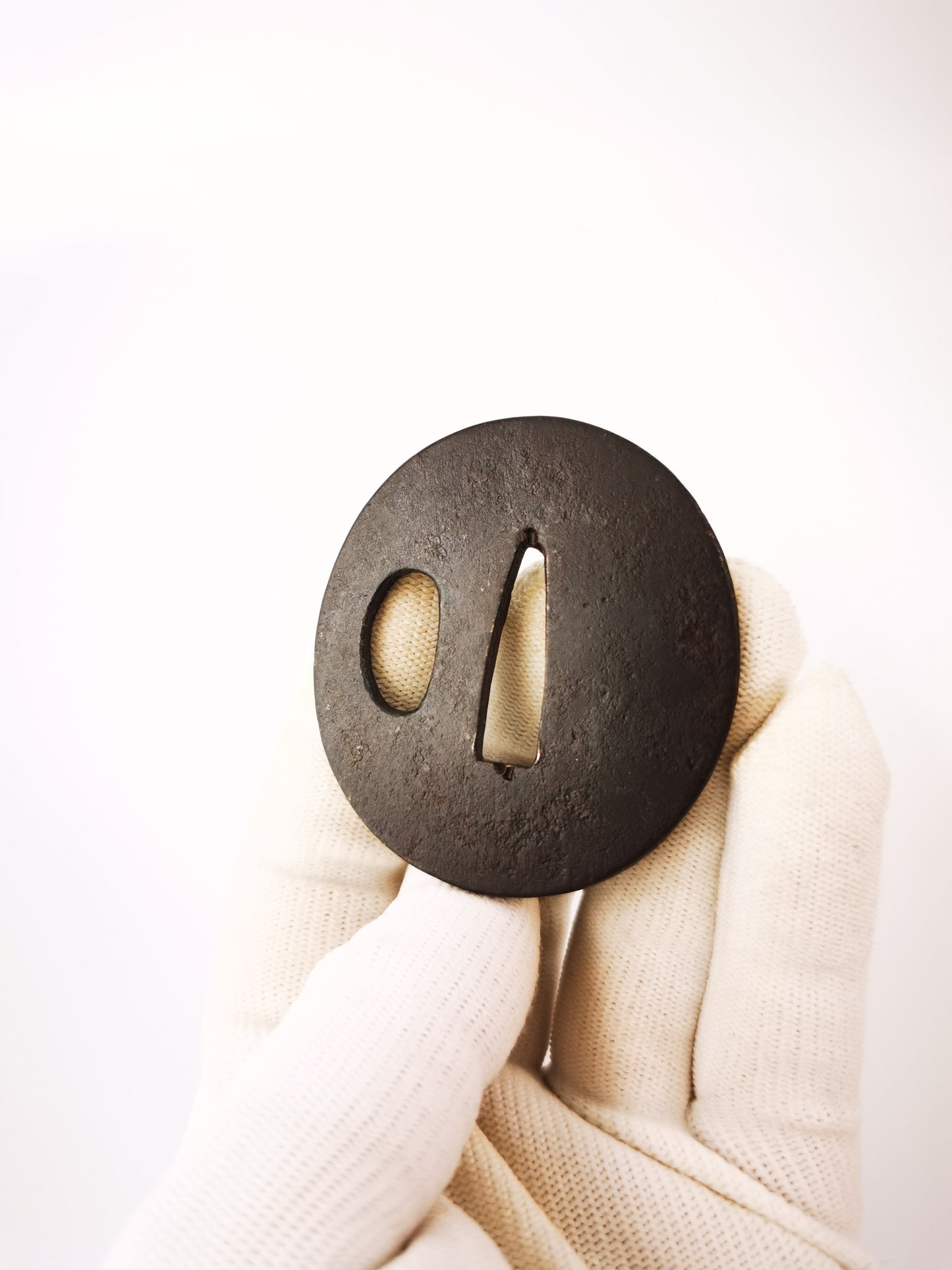 Japanese Type Three Special offer Tsuba for Wakziashi and Tanto Edo Period A334