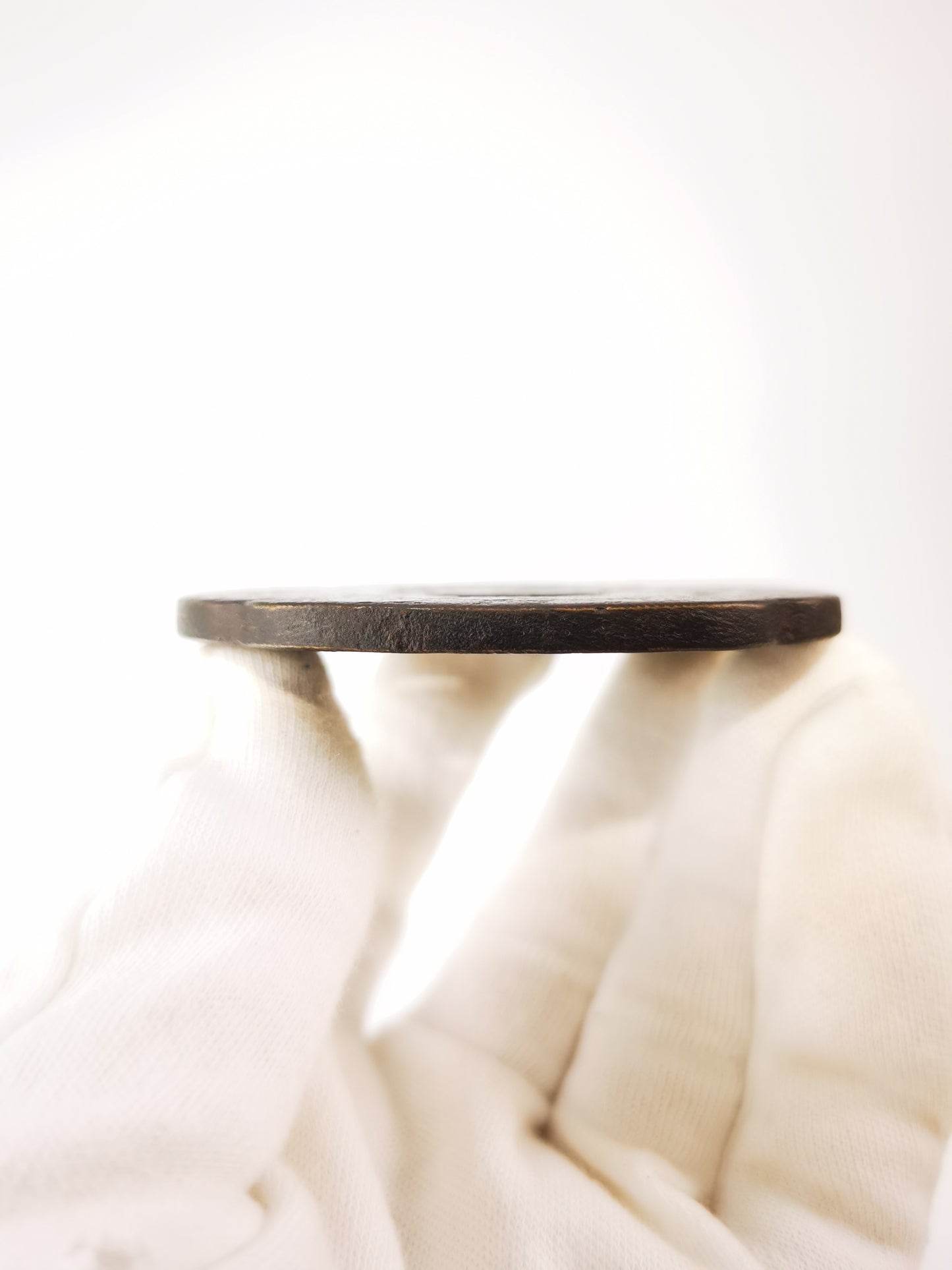 Japanese Plain Ishime-ji  Tsuba for Katana Wakziashi Edo Period Antique A351