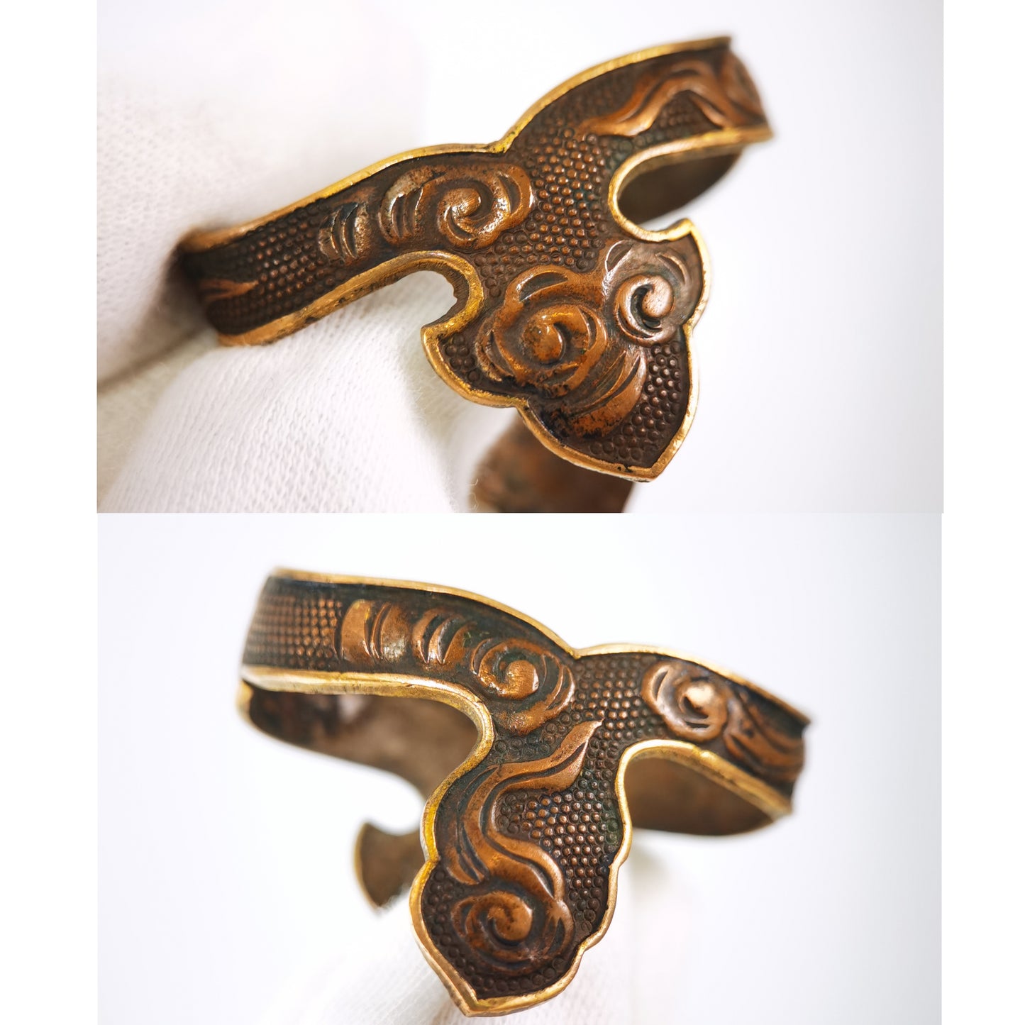 Japanese Cloud Dragon Motif 6-Piece Set for Tachi and Hand-Tachi Edo Period Antique E014