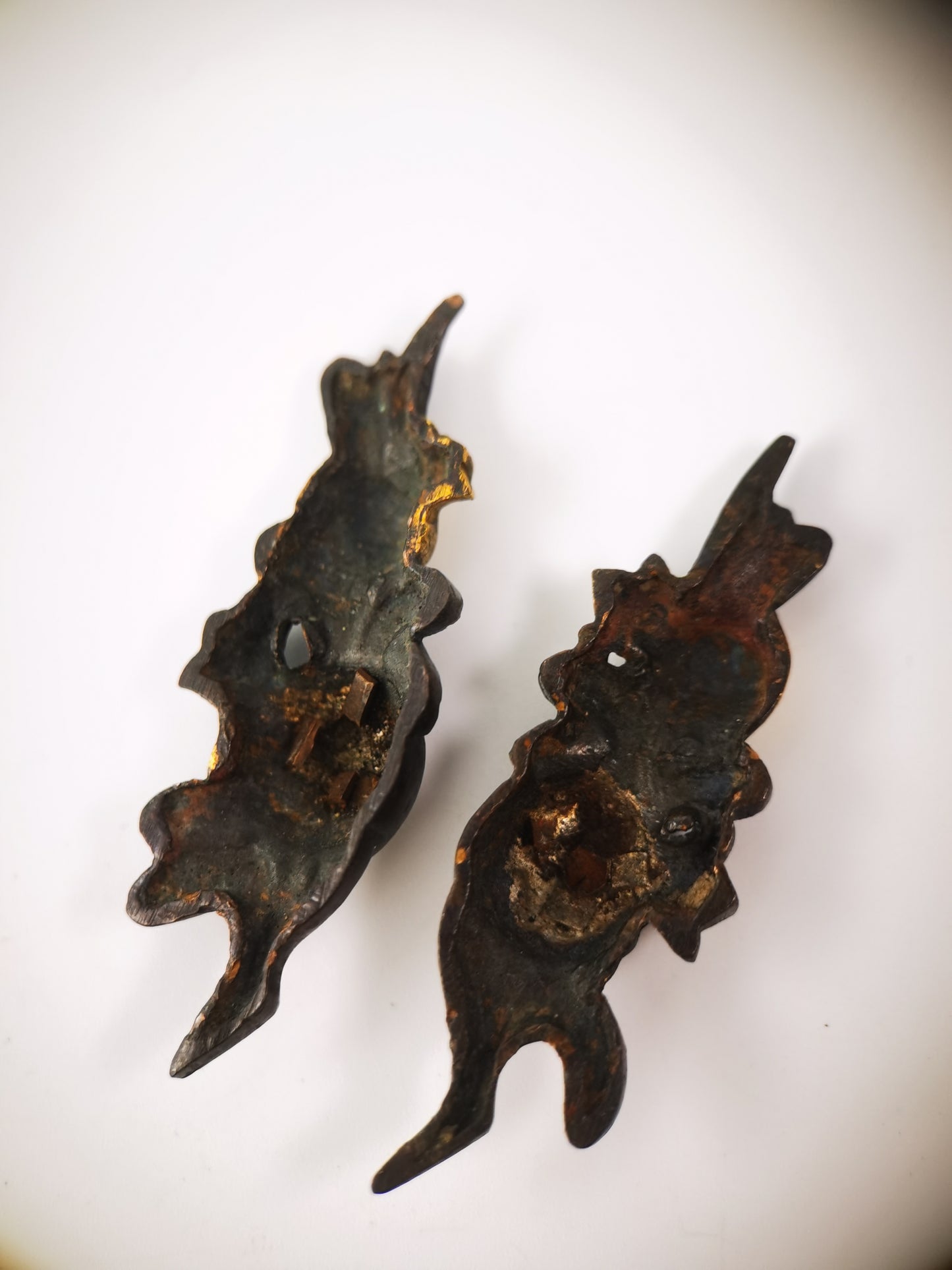 Japanese Pomegranate Pattern Menuki for Katana Wakziashi Edo Period Antique C119
