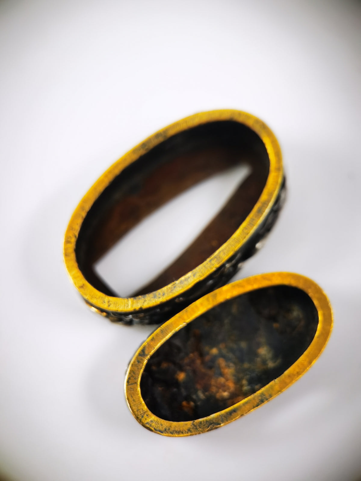 Japanese Sword Fitting Heron Pattern 5-Piece Set for Wakizashi and Tanto Edo Period Antique E015