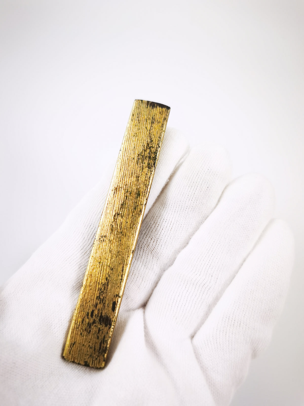 Japanese Sword Fitting Grass and Steed motif kozuka for Wakzaishi and Tanto Edo Period Antique D149