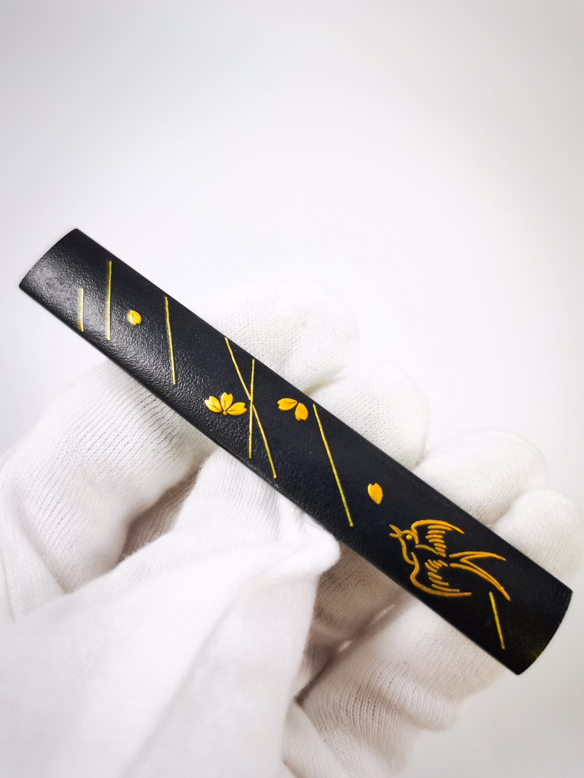 Japanese Sword Fitting Swallow motif kozuka for Wakzaishi and Tanto Edo Period Antique D150